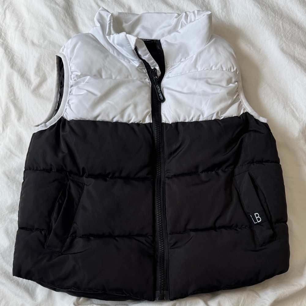 Little Bipsy Two-Tone Puffer Vest